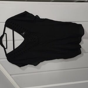 Kona Sol Black Swimsuit Cover-up (size small)